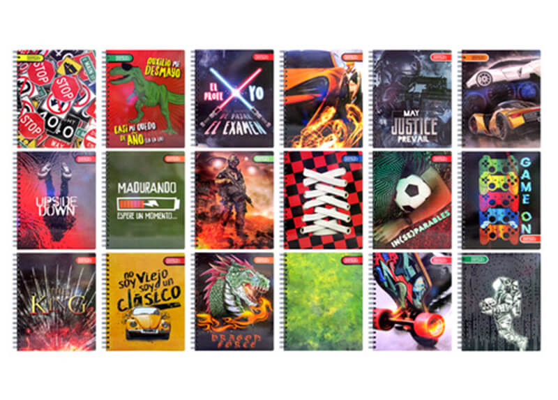 CUAD UNIV 150H 5 MATERIAS RAYADO ECONOMICO