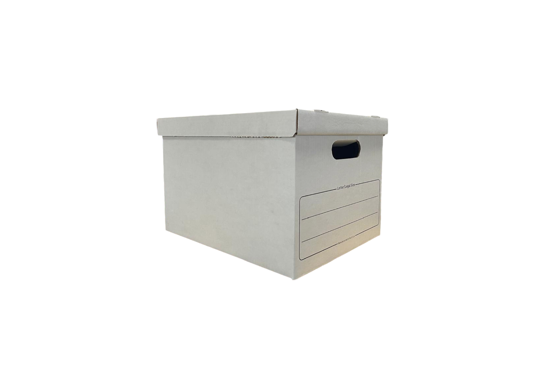 CAJA DE CARTON P/ARCHIVO BLANCO CARTA/LEGAL 350LB (39 X 31 X 25 CMS)