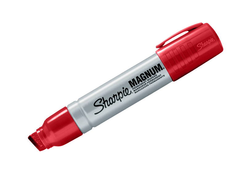 MARCADOR PERMANENTE SHARPIE MAGNUM JUMBO NEGRO  44003