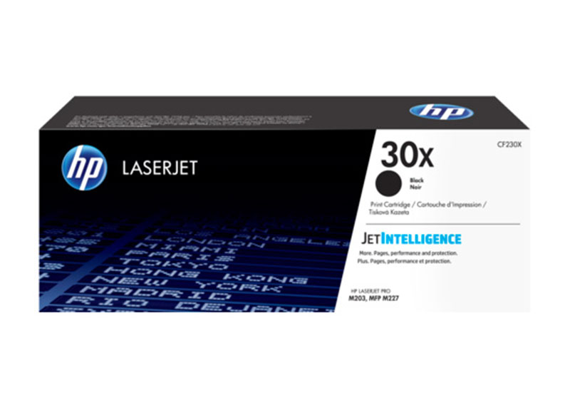TONER HP #30X NEGRO ALTO RENDIMIENTO P/LJ PRO M203 DN/DW, M227.  3,500 PAG.
