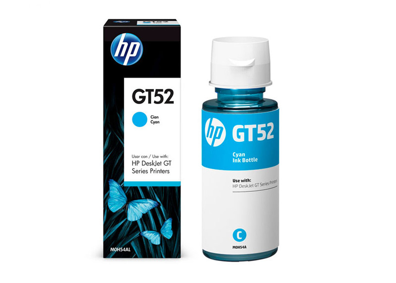 BOTELLA DE TINTA HP #GT52 CYAN PARA GT 5820/5810