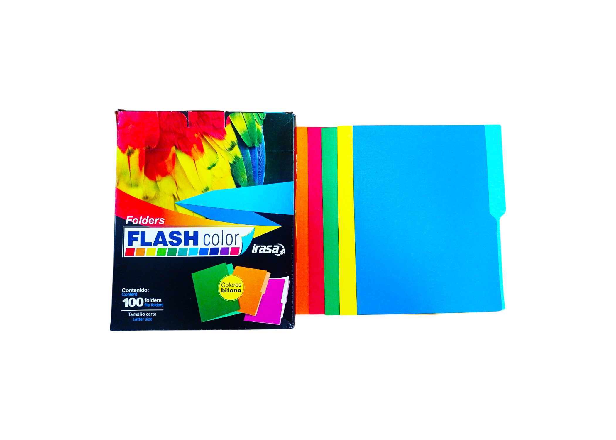 FOLDER DE COLOR T/CARTA 100 UND SURTIDO ECONO ARCORIS