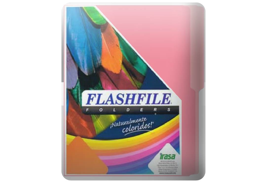 FOLDER BITONO T/CARTA PQT 25 UND ROSA