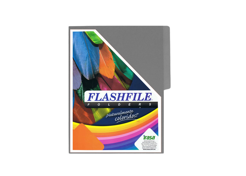 FOLDER BITONO TAMAÑO CARTA PQT 25 UND GRIS