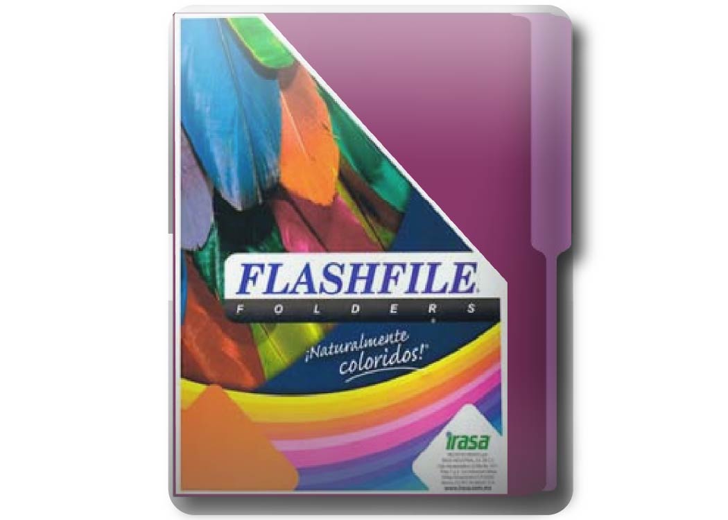 FOLDER BITONO T/CARTA PQT 25 UND VIOLETA
