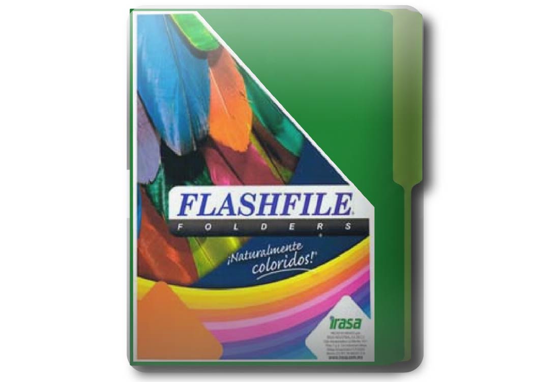 FOLDER BITONO T/CARTA PQT 25 UND VERDE PINO