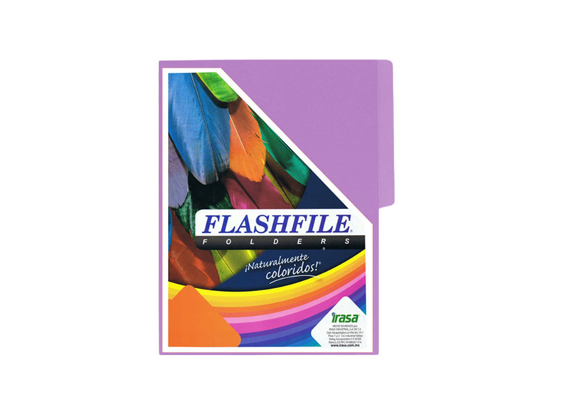 FOLDER BITONO TAMAÑO CARTA PQT 25 UND LILA