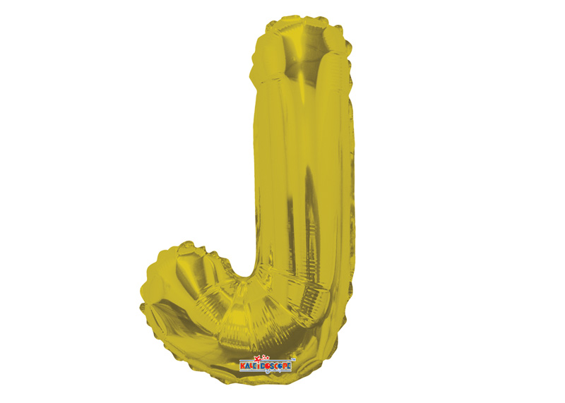 GLOBO 14" SC LETRA J GOLD