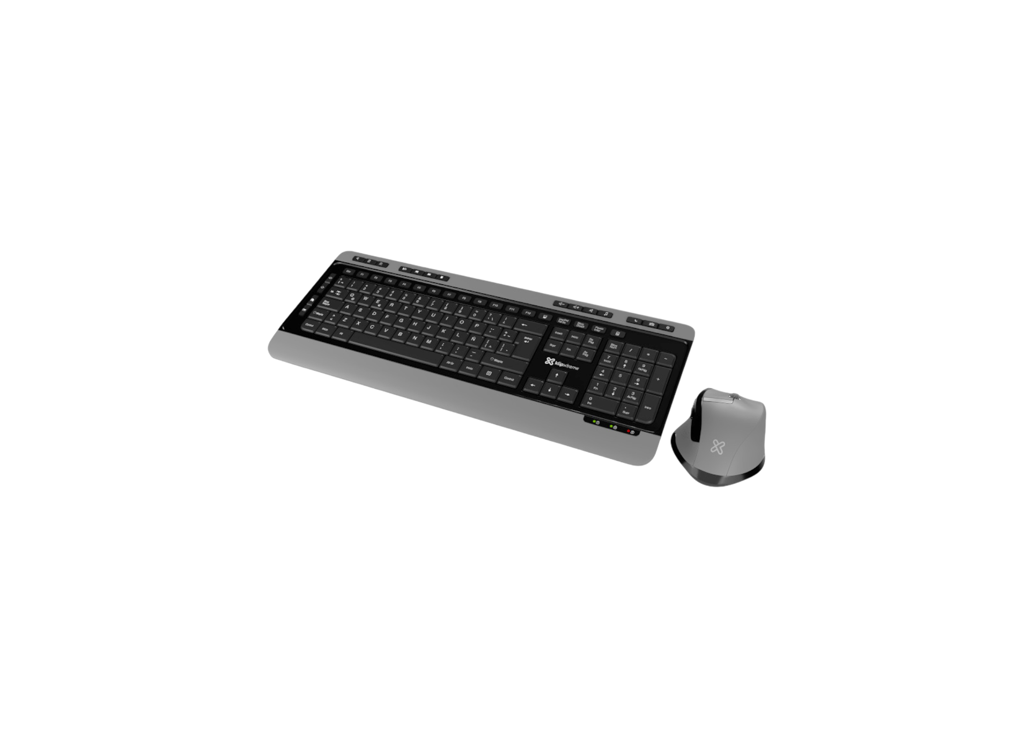 TECLADO Y MOUSE ERGONOMICO SLIM PREMIUM INALAMBRICO