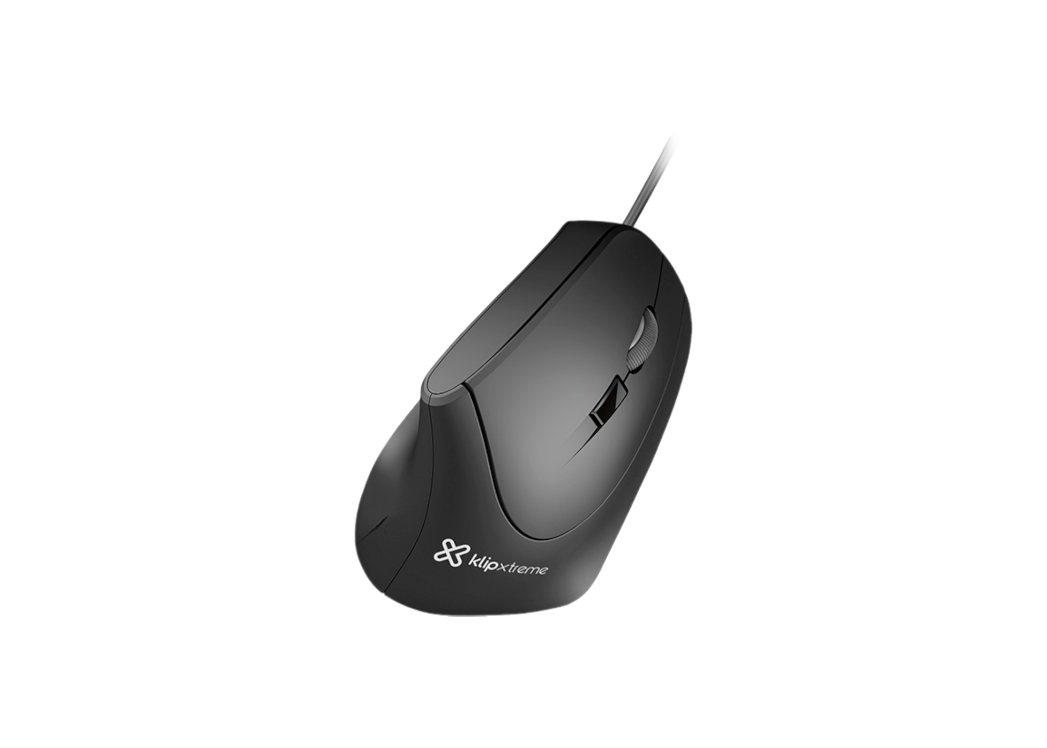 MOUSE OPTICO ERGONOMICO VERTICAL USB (KROWN) NEGRO