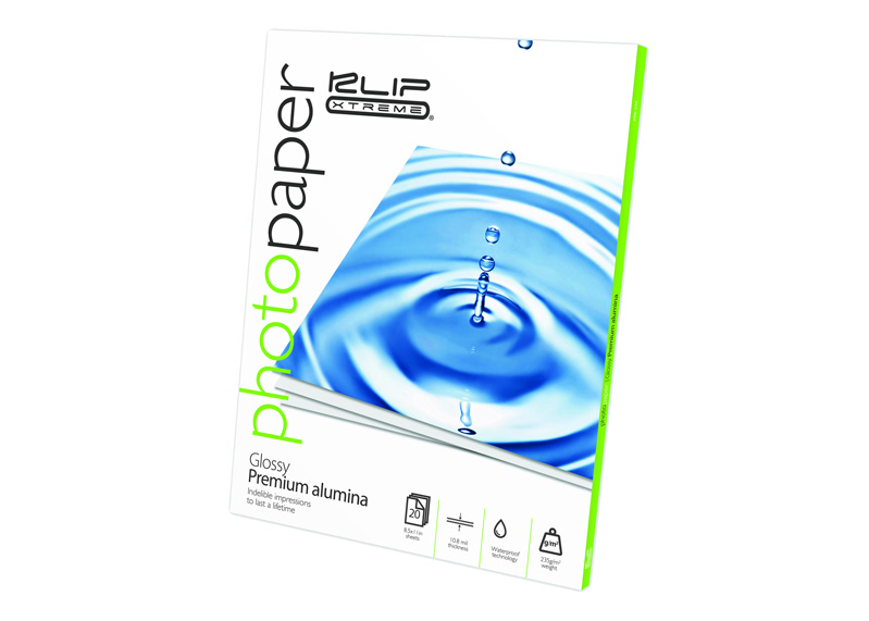 PAPEL FOTOGRAFICO PREMIUM GLOSSY 8.5" x 11" PAQ 20UND