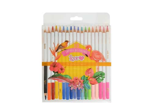 LAPIZ DE COLOR TRIANGULAERES 18 PCS