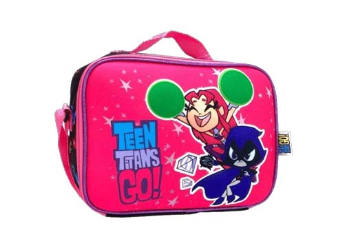 LONCHERA SURT TEEN TITANS GO ROSA/NEGRA IF
