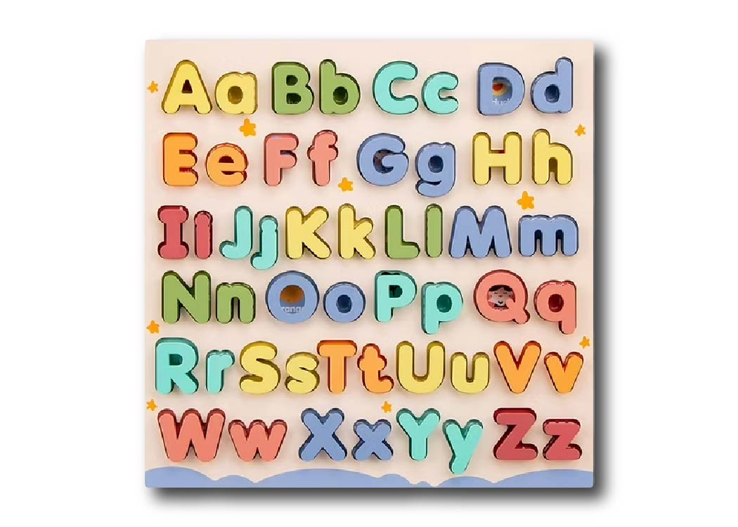 JUEGO DIDACTICO/ROMPECABEZAS DE MADERA ABC