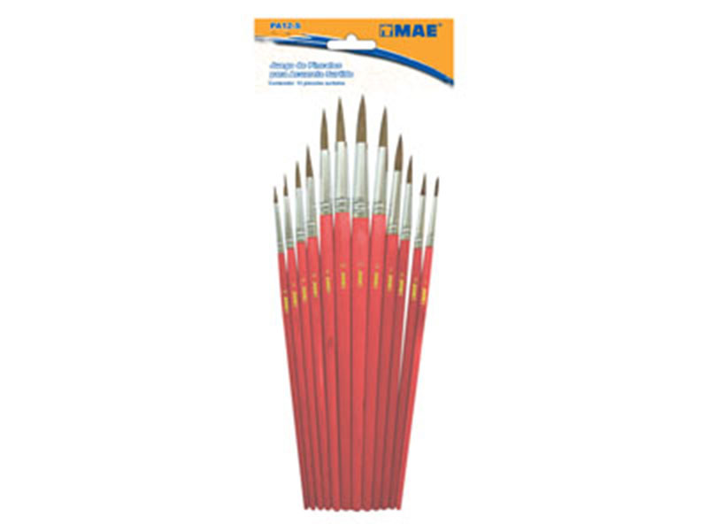 PINCEL PARA ACUARELA SET No. 1 al 12 P. PONY SURTIDO