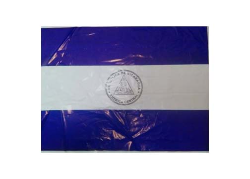 BANDERA NACIONAL NICARAGUA PLASTICA ROLLO 32-35LB
