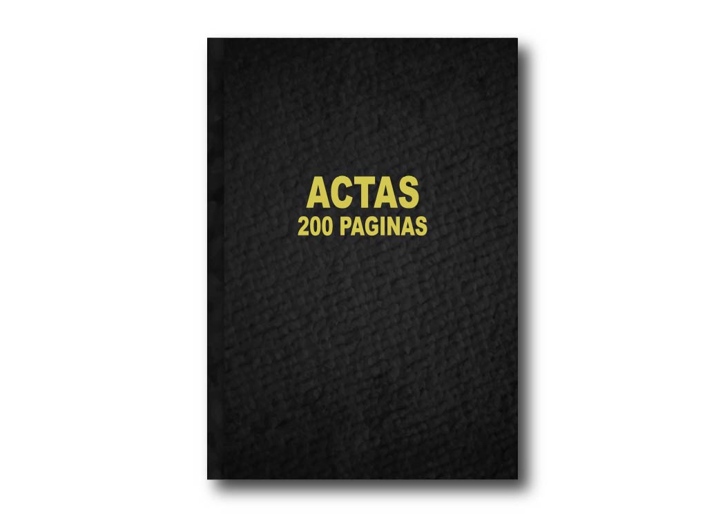 LIBRO DE ACTAS 200 PAGINAS ( NAC )
