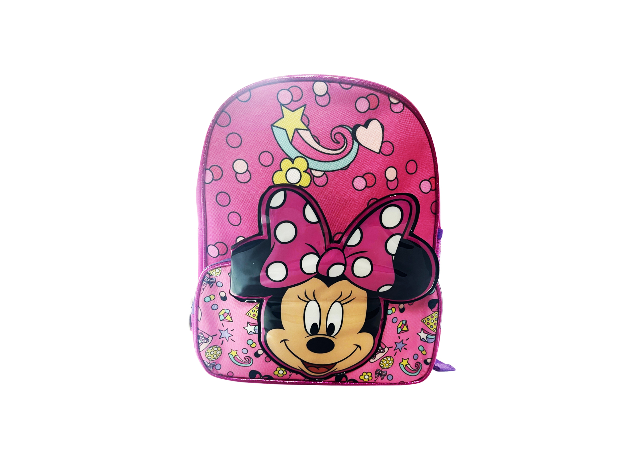 MOCHILA ESCOLAR 12" MINNIE MOUSE - 3D (600D)