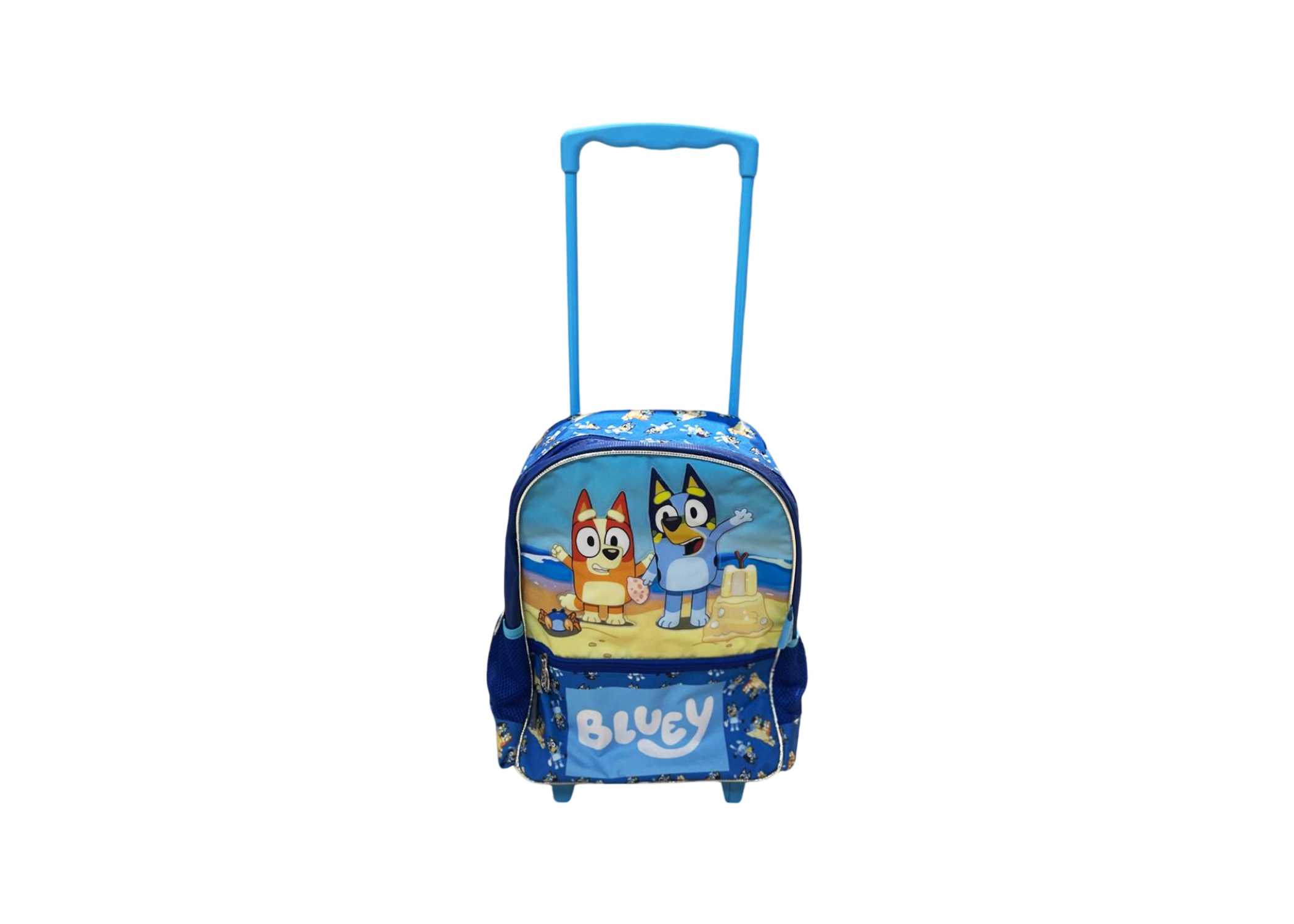 MOCHILA ESCOLAR C/RUEDA 14 plg POUCH BLUEY (600D)