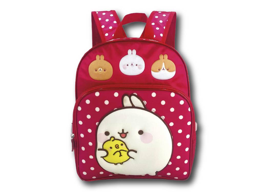 MOCHILA ESCOLAR 16 MOLANG 3D JF