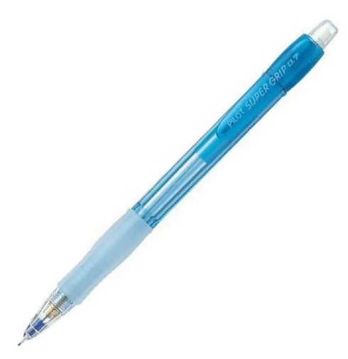 LAPIZ MECANICO 0.7MM NEON PLASTICO C/GRIP DE HULE  AZUL