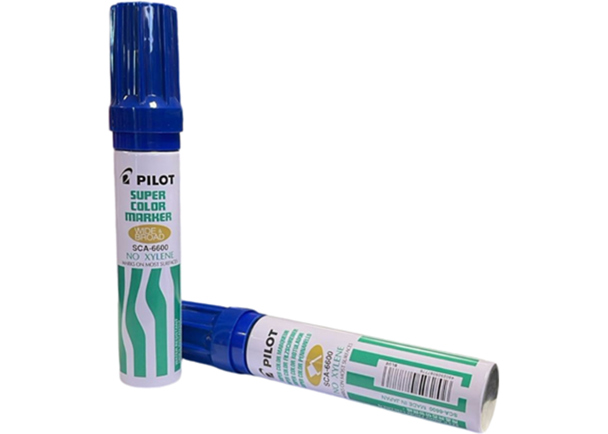 MARCADOR PERMANENTE AZUL JUMBO PUNTA BISELADA