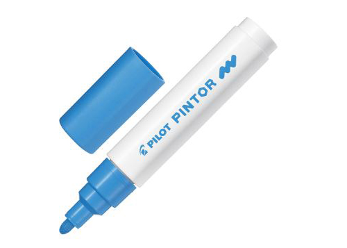 MARCADOR PERMANENTE PINTOR P MEDIA CELESTE UND