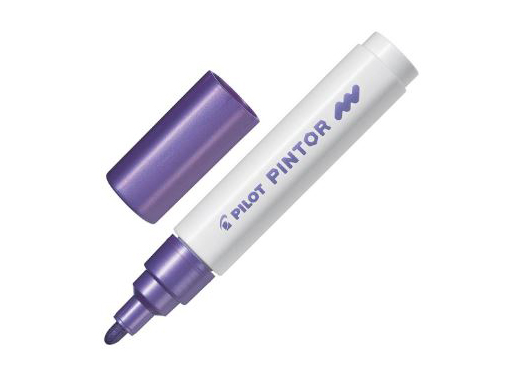 MARCADOR PERMANENTE PINTOR P MEDIA VIOLETA METALICO UND
