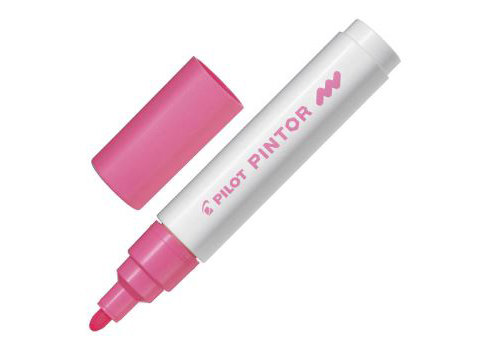 MARCADOR PERMANENTE PINTOR P MEDIA ROSADO UND