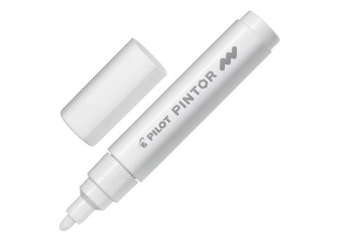 MARCADOR PERMANENTE PINTOR P MEDIA BLANCO UND