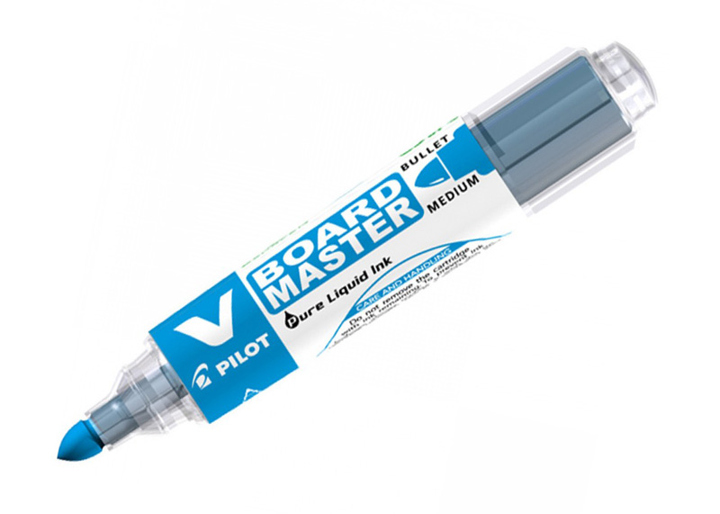 MARCADOR ACRILICO TINTA LIQUIDA AZUL PUNTA BISELADA