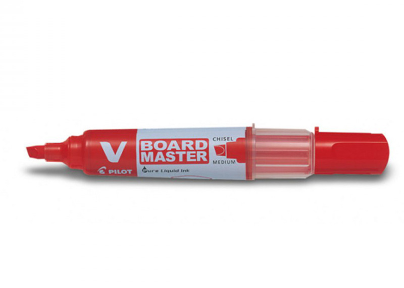MARCADOR ACRILICO TINTA LIQUIDA ROJO PUNTA BISELADA