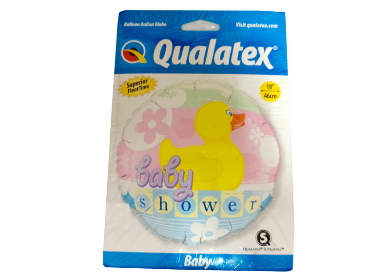 GLOBO "18" BABY SHOWER RUBBER DUCKIE