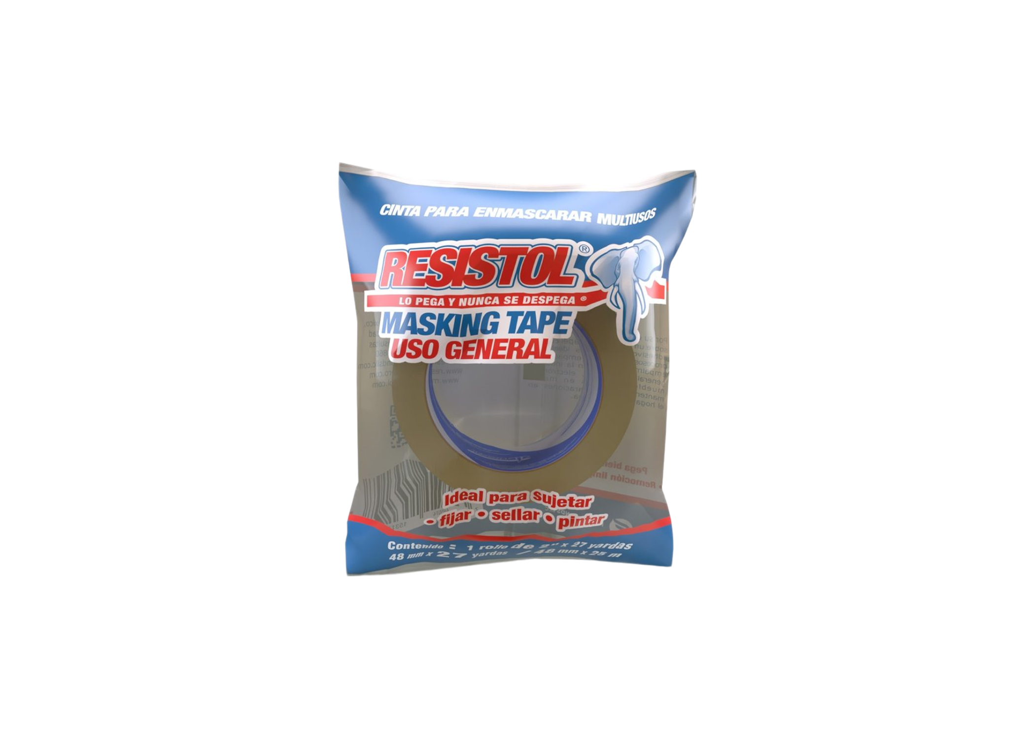 MASKING TAPE 2" x 27 yds (48mm x 25m)