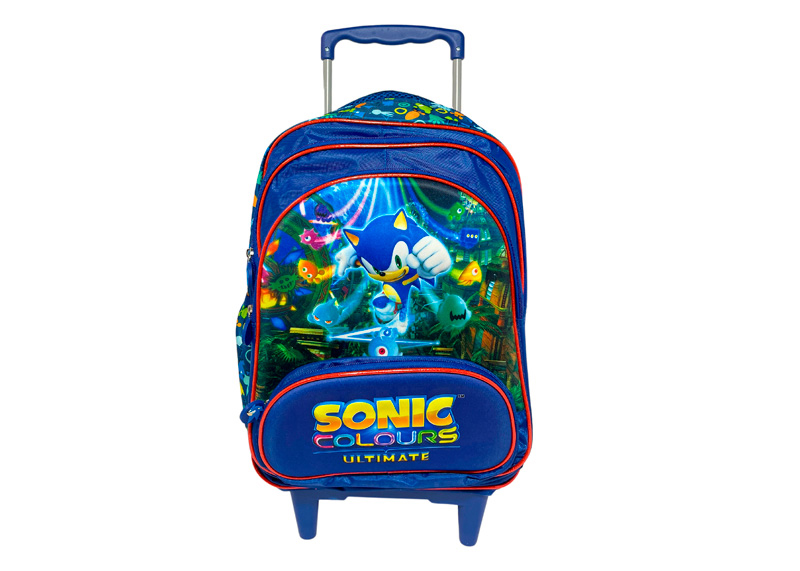 MOCHILA ESCOLAR C/RUEDA SURTD SONIC 16 plg IM