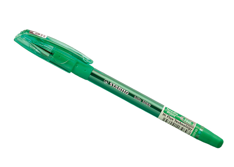 LAPICERO P. FINA BILLE HI-FLUX C/GRIP DE HULE VERDE  0.7MM