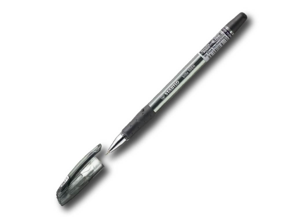 LAPICERO P. FINA BILLE HI-FLUX C/GRIP DE HULE NEGRO 0.7MM