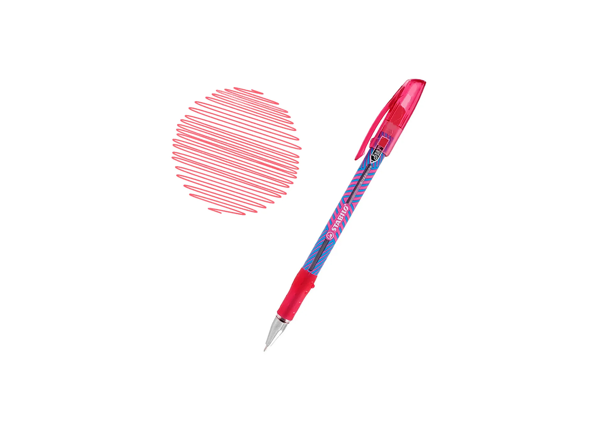 LAPICERO C/GRIP HULE EXAM GRADE ROJO 1.0MM