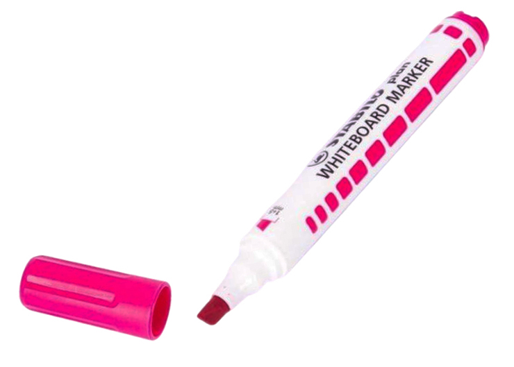 MARCADOR ACRILICO PUNTA BISELADA ROSADO 5MM