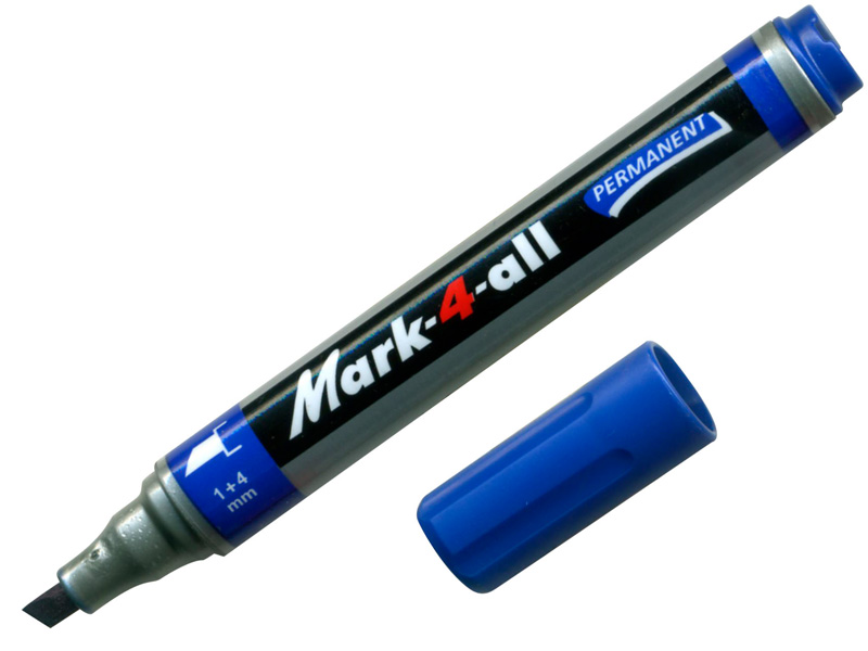 MARCADOR PERMANENTE P. GRUESA AZUL