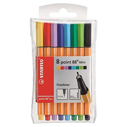 MARCADOR P. FINA POINT 88 MINI ESTUCHE 8 PCS MINI