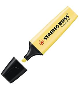 MARCADOR FLUORESCENTE BOSS AMARILLO PASTEL