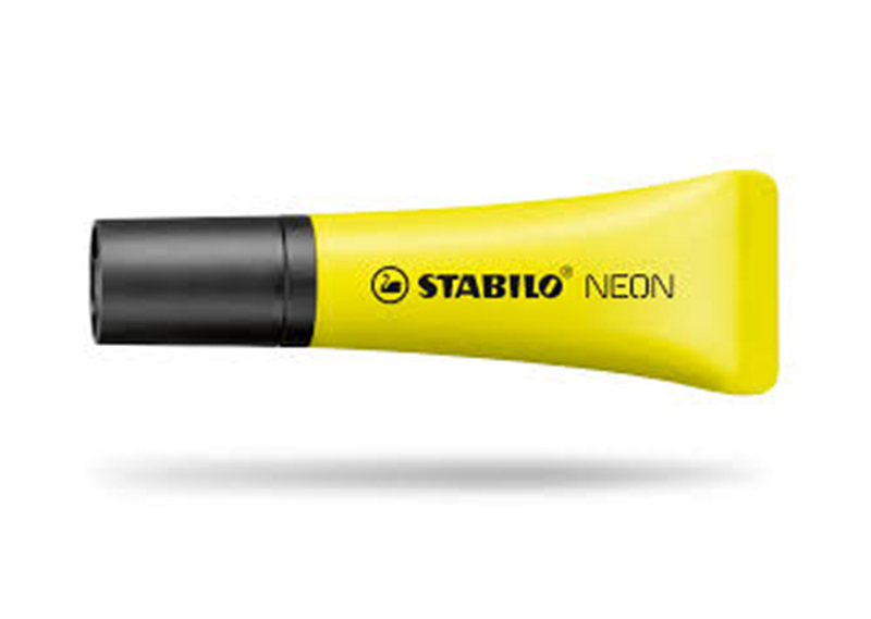 MARCADOR STABILO NEON AMARILLO