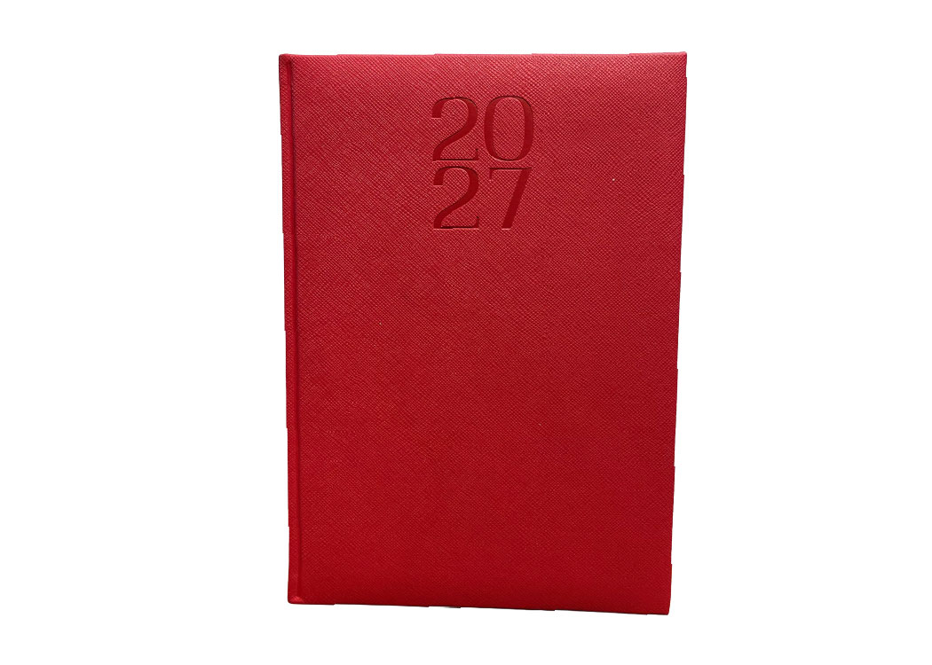 AGENDA EJECUTIVA PRESIDENTE PRAGA -AMALFI  ROJO 17 X 24CMS