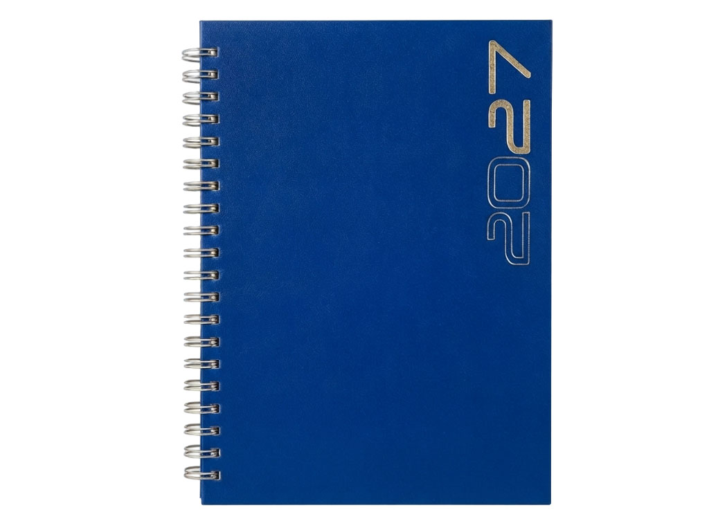 AGENDA ESPIRAL PRESIDENTE AZUL 19.1X26.5 cm