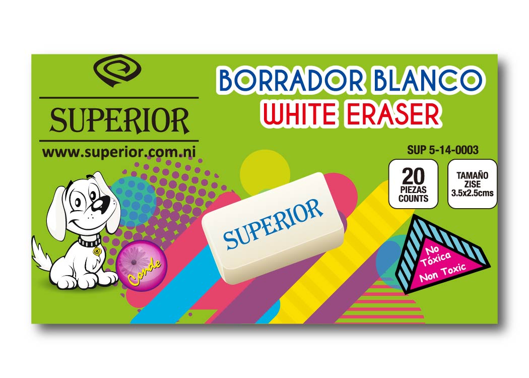 BORRADOR DE LECHE PEQ 3.5 X 2.5 CMS