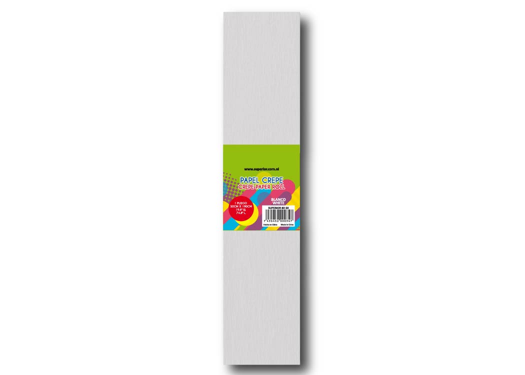 PAPEL CREPE BLANCO