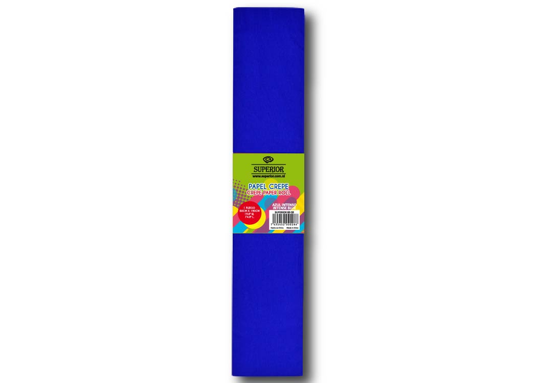 PAPEL CREPE AZUL INTENSO