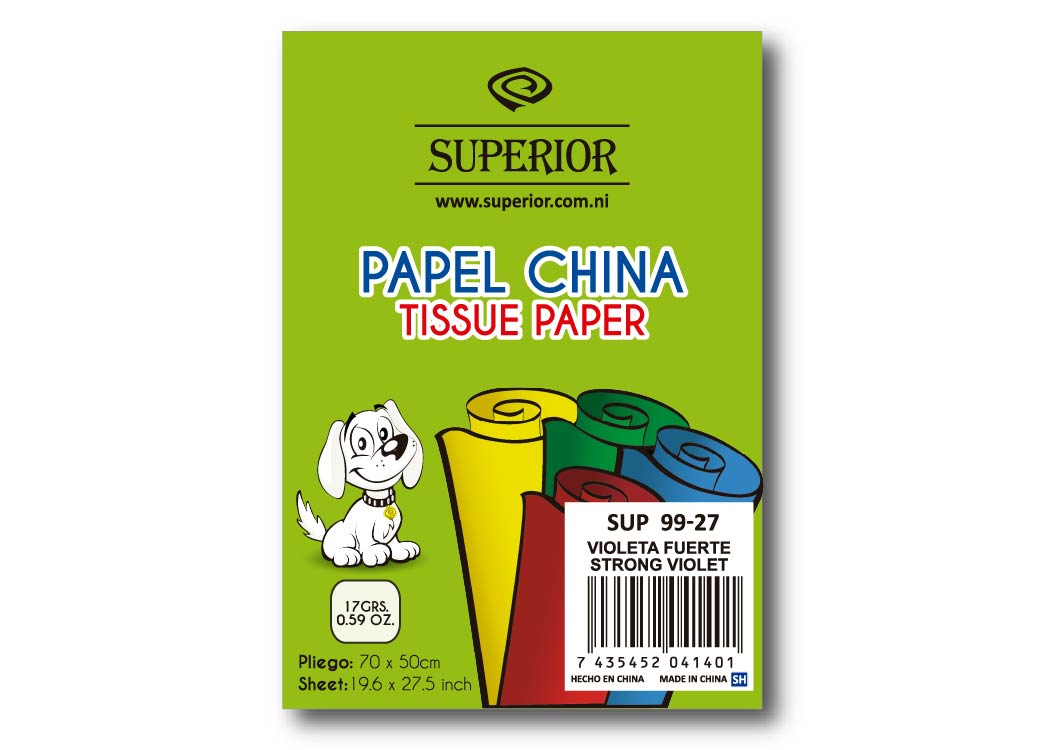 PAPEL CHINA UND VIOLETA FUERTE