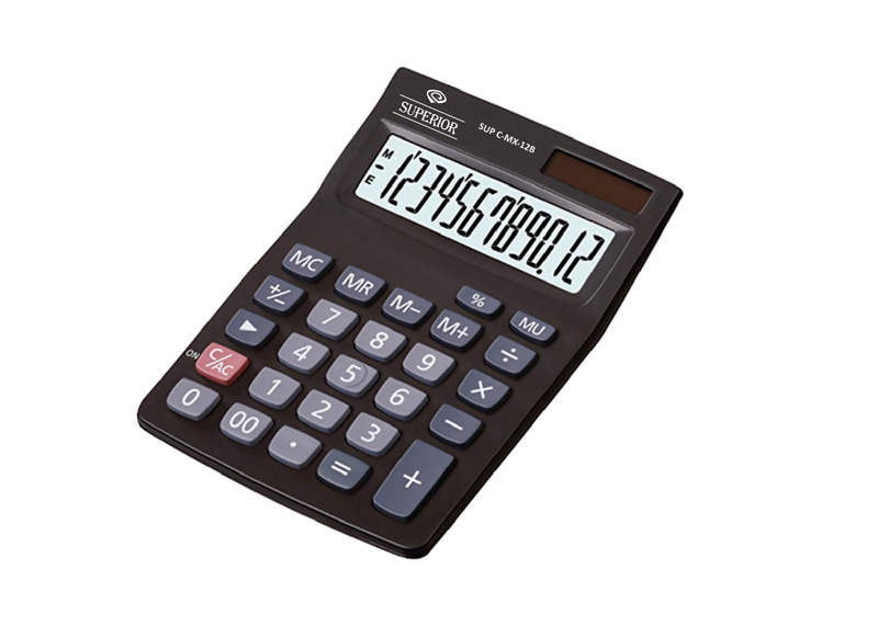 CALCULADORA DE ESCRITORIO 12 DIGITOS MEDIANA SOLAR Y BATERIA GARANTIA 2 AÑOS